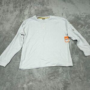 Bass Outdoor Glacier Gray Performance Thermal Long Sleeve Shirt XL NWT 6262